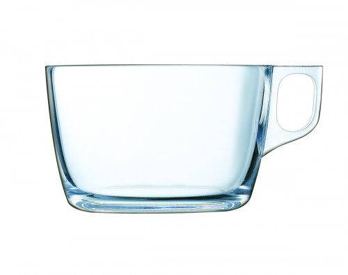 Tasse à déjeuner rond transparent verre trempé 50 cl Ø 13,7 cm Voluto Arcoroc