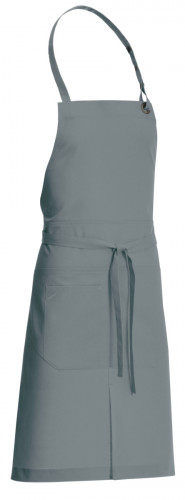Tablier à bavette gris Taille unique Dan Molinel