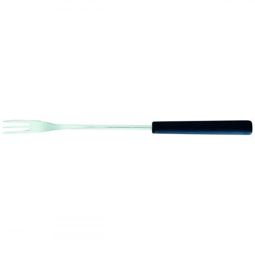 Fourchette à fondue 3 dents noir inox 32 cm (6 pièces)