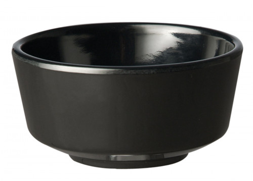 Saladier mélamine noir Ø 13 cm 6,5 cm 0,45 L Float Aps