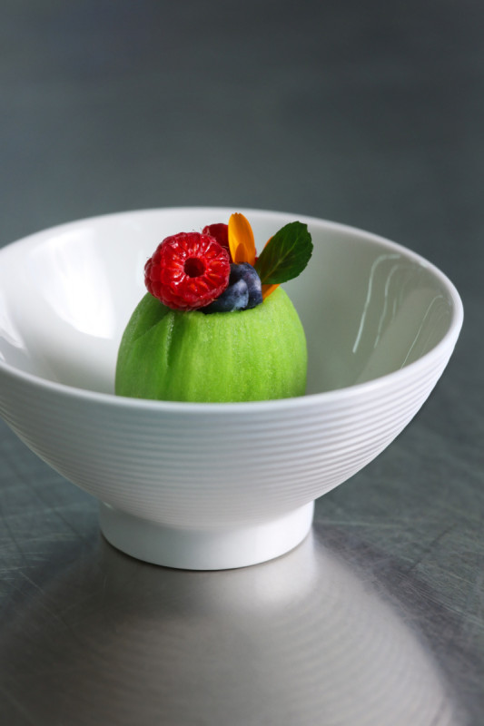 Assiette plate rond blanc porcelaine vitrifiée Ø 30,7 cm Evolution Rak