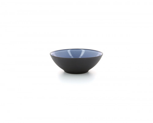 Assiette coupe creuse rond bleu porcelaine culinaire Ø 15 cm Equinoxe Revol
