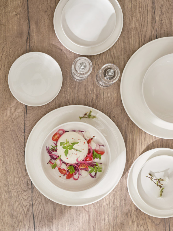 Assiette plate rond blanc porcelaine renforcée Ø 19 cm Artic Accolade