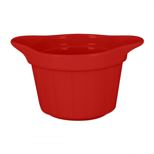 Ramequin rond rouge porcelaine vitrifiée Ø 9 cm Chefs Fusion Rak