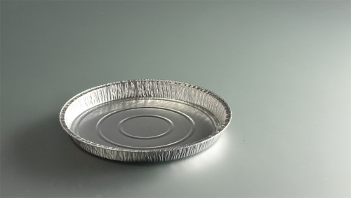 Tourtière rond gris aluminium Ø 24,7 cm 2,4 cm 86,5 cl (100 pièces)