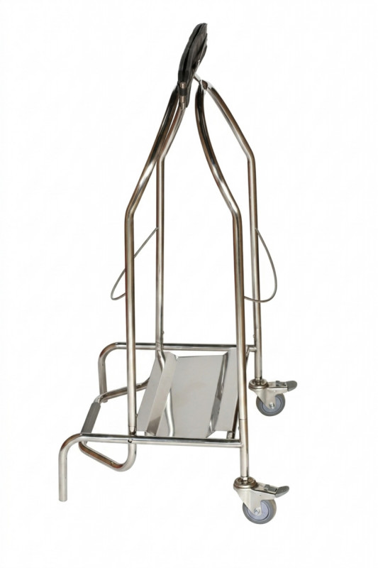 Porte sac à pinces inox 110 L Probbax