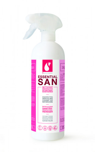 Nettoyant détartrant désinfectant sanitaire 750 ml Essential San Kleaning Essentials