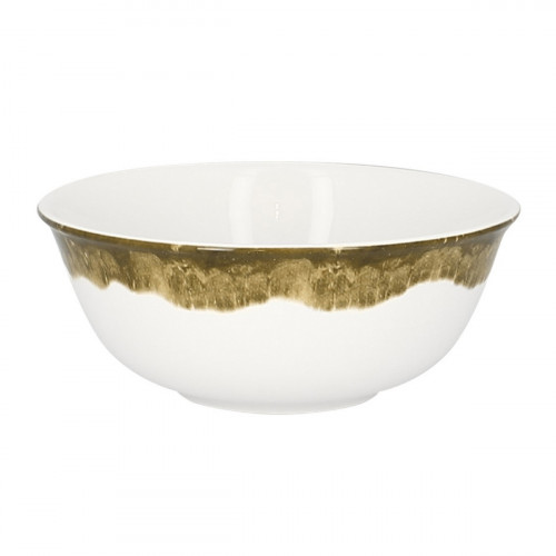 Bol rond vert porcelaine vitrifiée Ø 16 cm Woodart Rak