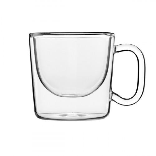 Tasse à café rond transparent verre borosilicate 8,5 cl Ø 6,4 cm Thermic Glass Luigi Bormioli