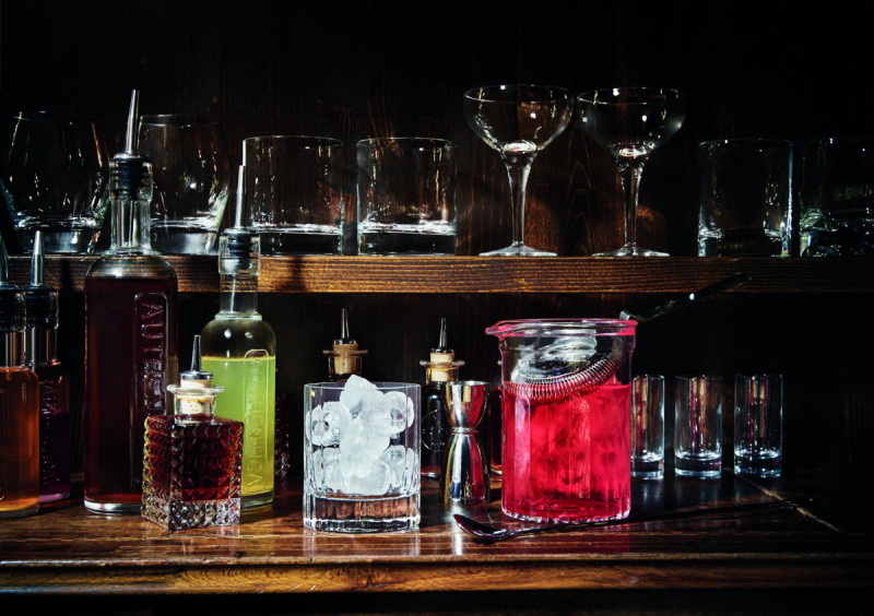 Dash bottle transparent 5,7x5,7x13,5 cm 10 cl Mixology Luigi Bormioli
