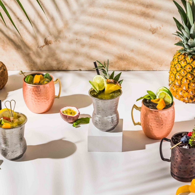 Moscow mule rond cuivre inox 18/10 47,3 cl Ø 9,2 cm Moscow Mule Pro.mundi