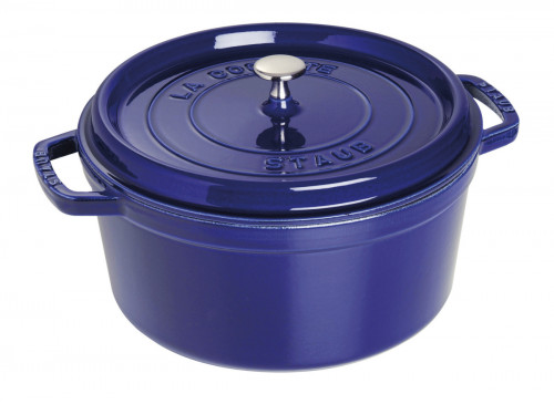 Cocotte avec couvercle fonte d'acier Sans revêtement Avec couvercle Ø 28 cm 18,2 cm 6,7 L Staub