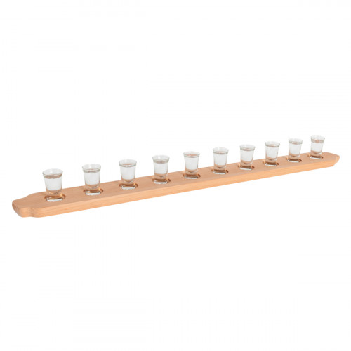 Planche à shooters rectangulaire hêtre 85 cm Berard