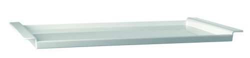 Plateau mélamine blanc 59,5x35,5x3,5 cm Aps