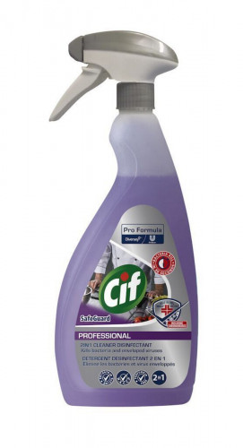 Nettoyant dégraissant désinfectant 750 ml Cif