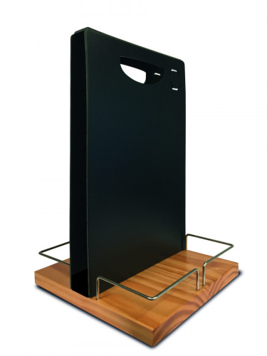 Chevalet porte-accessoires rectangulaire noir 34x22x20 cm Securit