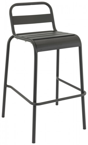 Tabouret de bar gris anthracite 96x53x56 cm Bastille Flexmob
