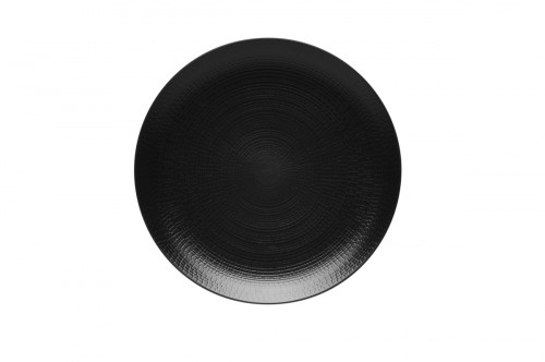 Assiette coupe plate rond pierre de lave grès émaillé Ø 31,5 cm Modulo Nature Degrenne