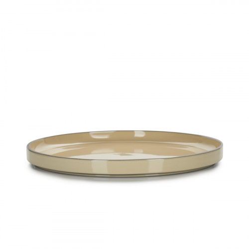Assiette plate rond muscade porcelaine culinaire Ø 26 cm Caractère Revol