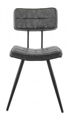 Chaise gris anthracite 81x48x60 cm Maurice Flexmob