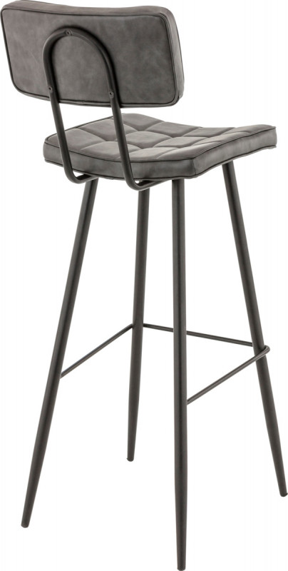 Tabouret de bar gris anthracite 92x37x50 cm Maurice Flexmob