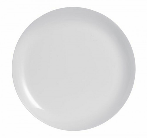 Assiette plate rond gris verre opal Ø 25 cm Evolutions Arcoroc