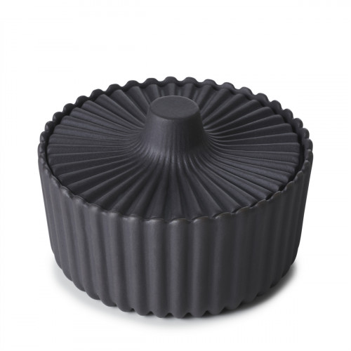 Sucrier rond noir porcelaine culinaire 10 cl Ø 9 cm Pekoe Revol