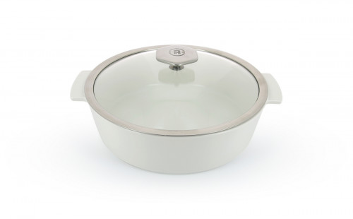 Cocotte avec induction rond transparent porcelaine culinaire Ø 28 cm Revolution 2 Revol
