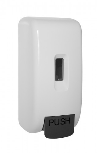Distributeur de savon blanc 27x13x12 cm