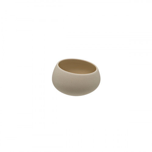 Coupelle rond beige grès émaillé Ø 7,3 cm Bahia Degrenne