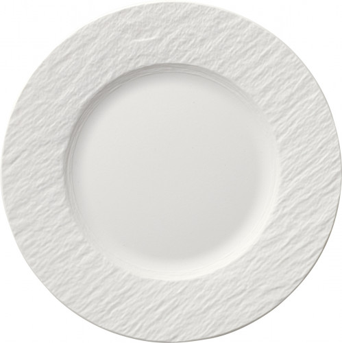 Assiette plate rond blanc porcelaine Ø 22 cm The Rock Villeroy & Boch