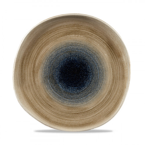 Assiette plate rond aqueous bayou porcelaine vitrifiée Ø 26,4 cm Stonecast Aquaeous Churchill