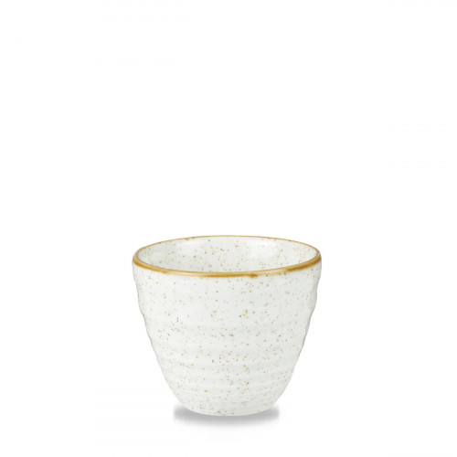 Pot a frites rond barley white porcelaine vitrifiée Ø 8,3 cm Stonecast Barley Churchill