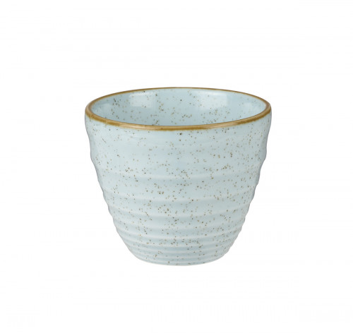 Pot rond bleu porcelaine vitrifiée Ø 8,3 cm Stonecast Duck Egg Churchill