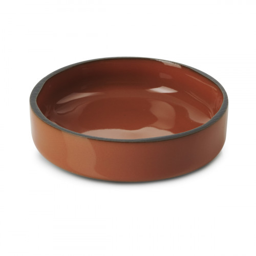 Coupelle rond rouge porcelaine culinaire Ø 7 cm Caractère Revol
