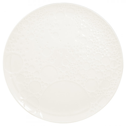 Assiette plate rond blanc porcelaine vitrifiée Ø 29,9 cm Create Rak