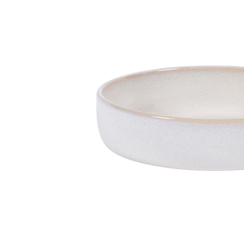 Coupelle rond Beige rosé grès émaillé Ø 13 cm Pearl Pro.mundi