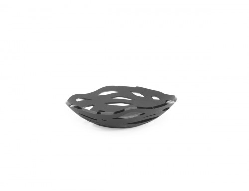 Corbeille acrylique réglisse Ø 19 cm Platex