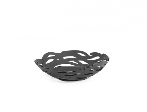 Corbeille acrylique réglisse Ø 24 cm Platex