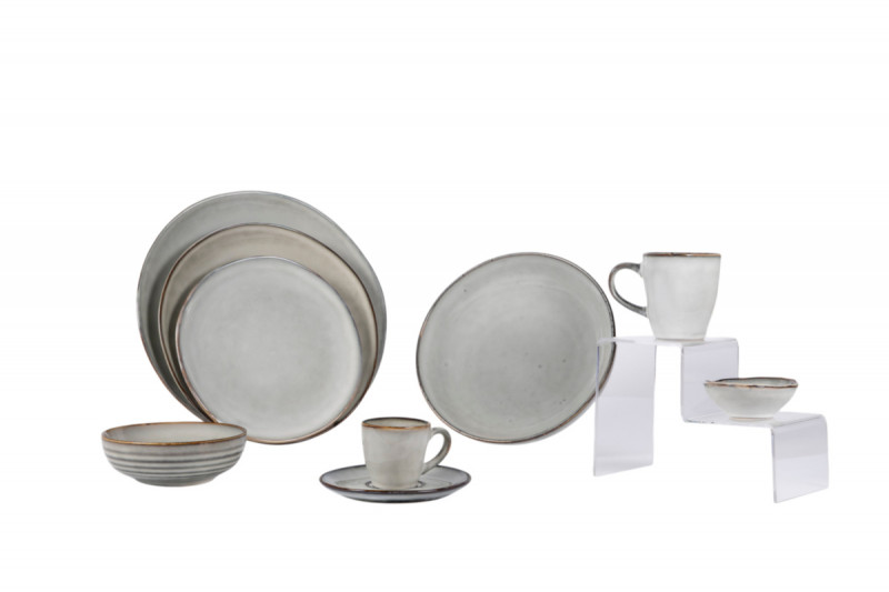 Tasse à expresso gris grès émaillé 9 cl Ø 6,2 cm Sky Pro.mundi