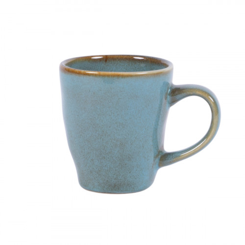 Tasse à thé vert grès émaillé 18 cl Ø 7,5 cm Sky Pro.mundi