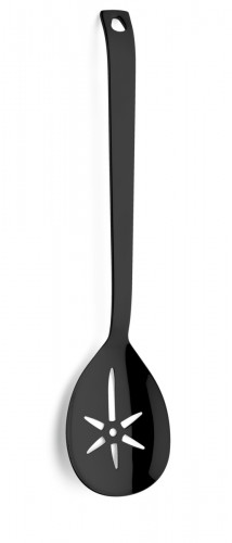 Cuillère de service perforée noir inox 18/10 31,7 cm Buffet Pvd Black Amefa