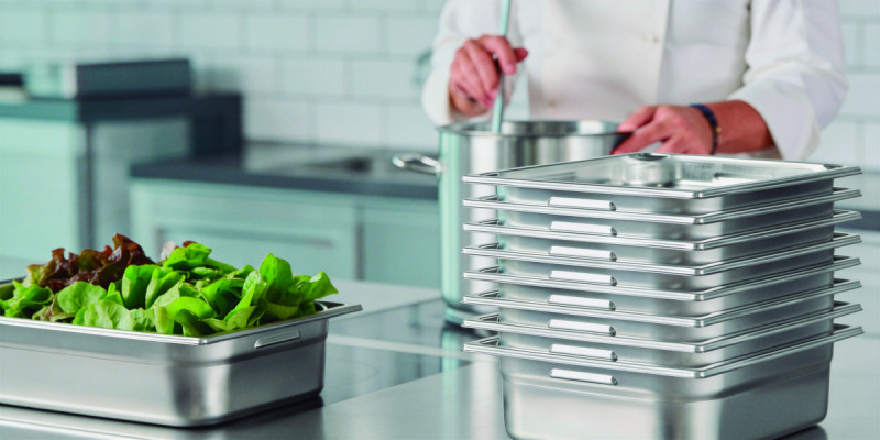 Bac GN 1/4 inox 18/10 P20 cm 5 L Pujadas