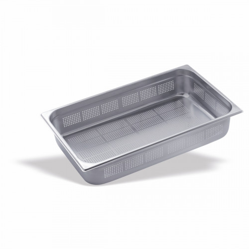 Bac perforé GN 1/1 inox 18/10 P4 cm Pujadas