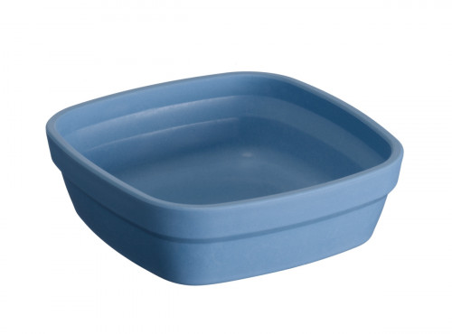 Ravier carré carré bleu fibre végétale 11 cm Lilitouch Saint Romain