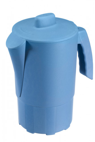 Pichet bleu fibre végétale 1 L Lilitouch Saint Romain