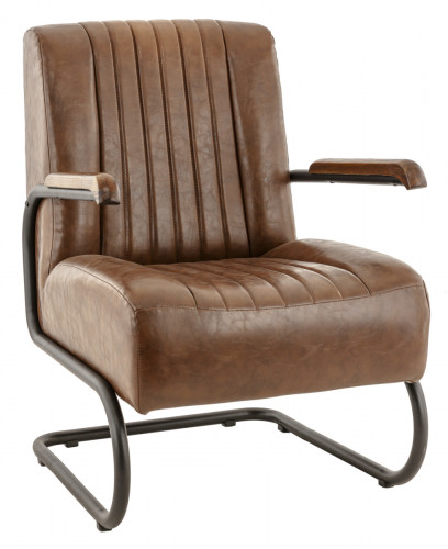 Fauteuil marron 91x65x78 cm Brixton Flexmob