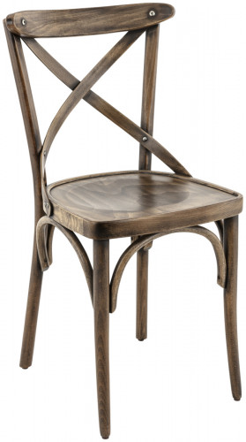 Chaise marron 87x46x45 cm Sofia Flexmob