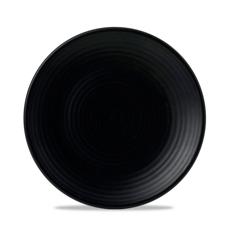 Assiette plate rond Jet porcelaine Ø 25,2 cm Evo Dudson