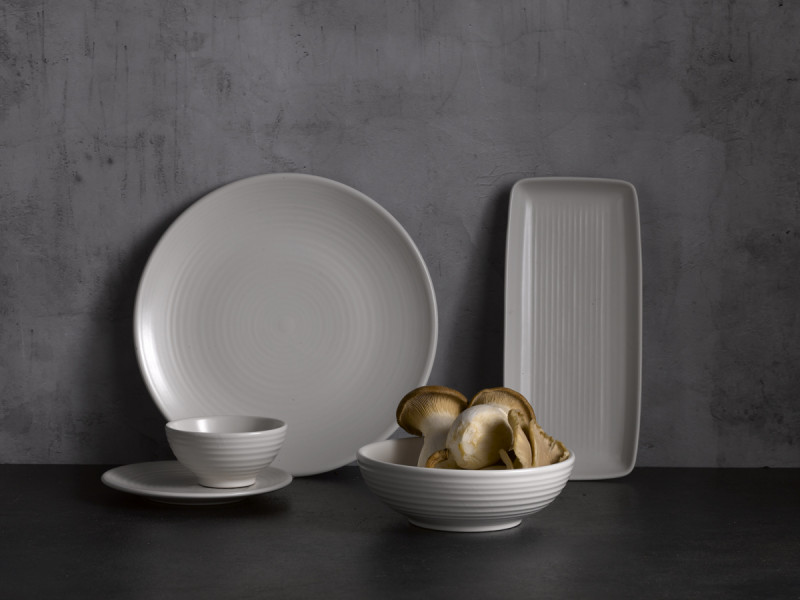 Bol rond blanc porcelaine Ø 10,5 cm Evo Pearl Dudson